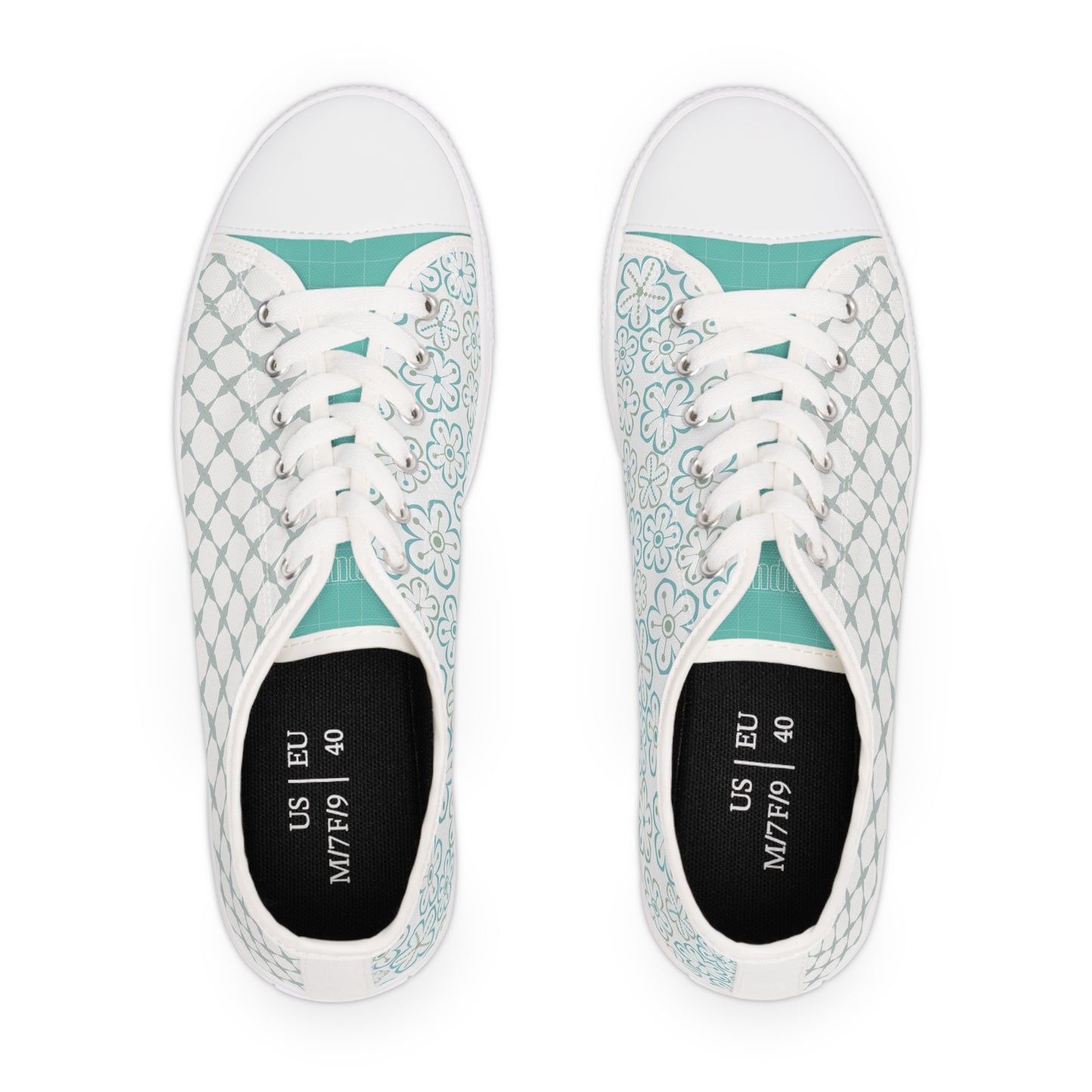 Teal Flowered Pattern (Women)