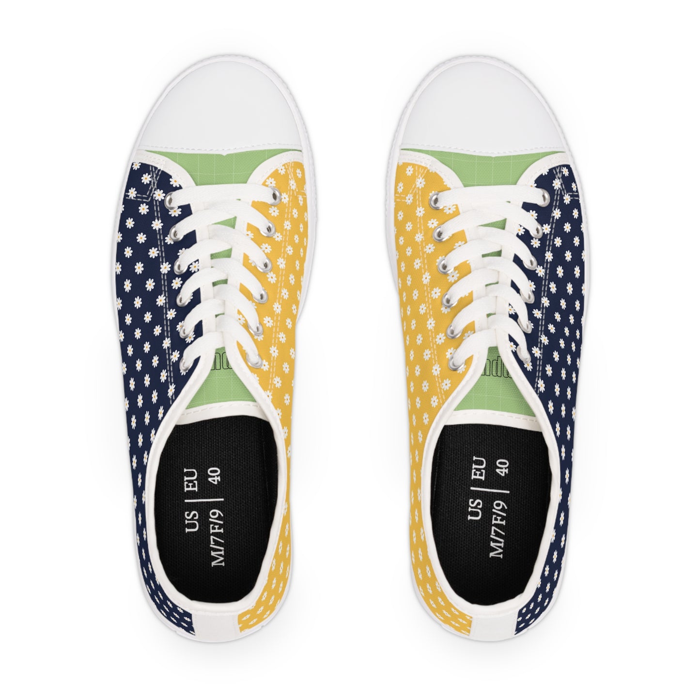 Blue Yellow Micro Daisies (Women)