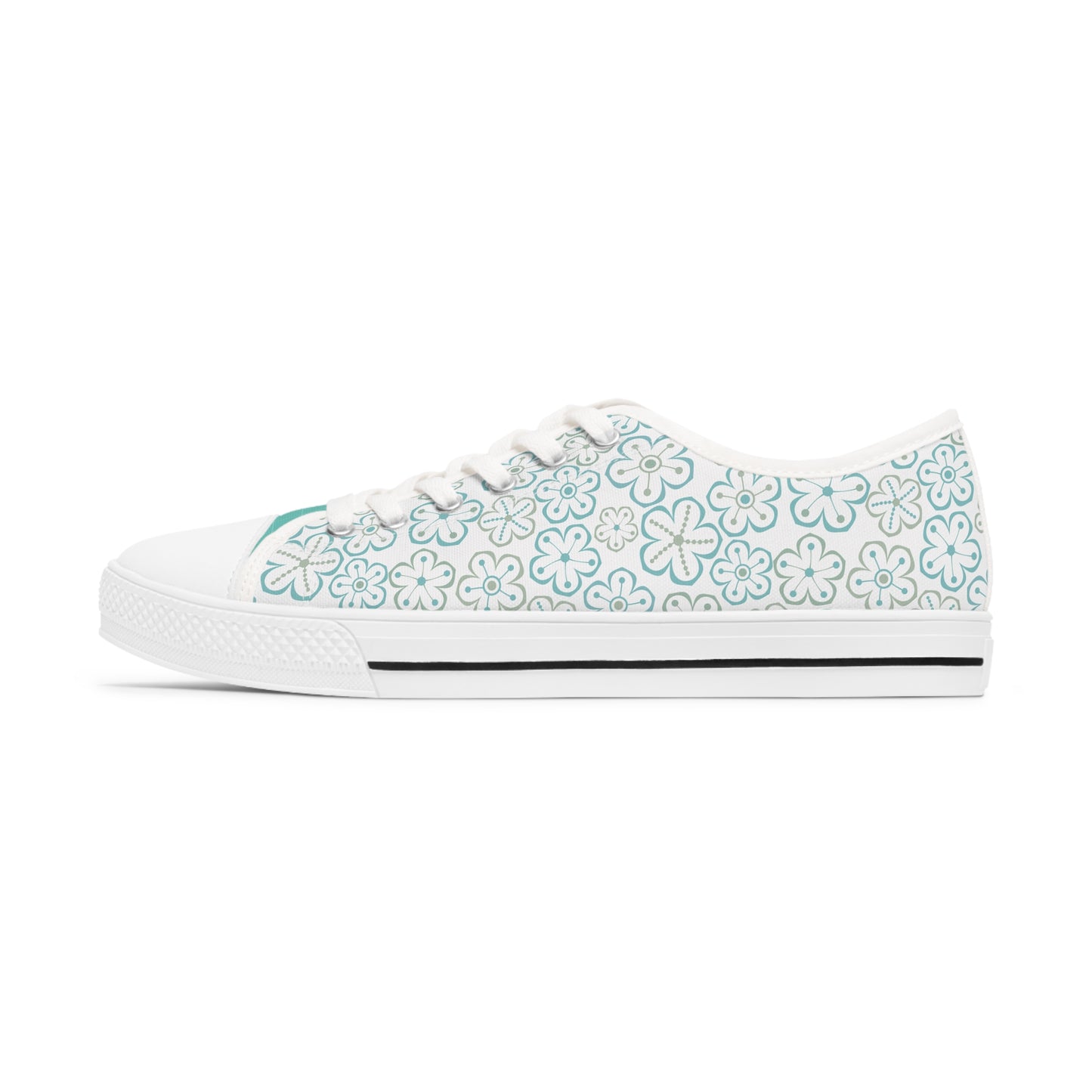 Teal Flowered Pattern (Women)
