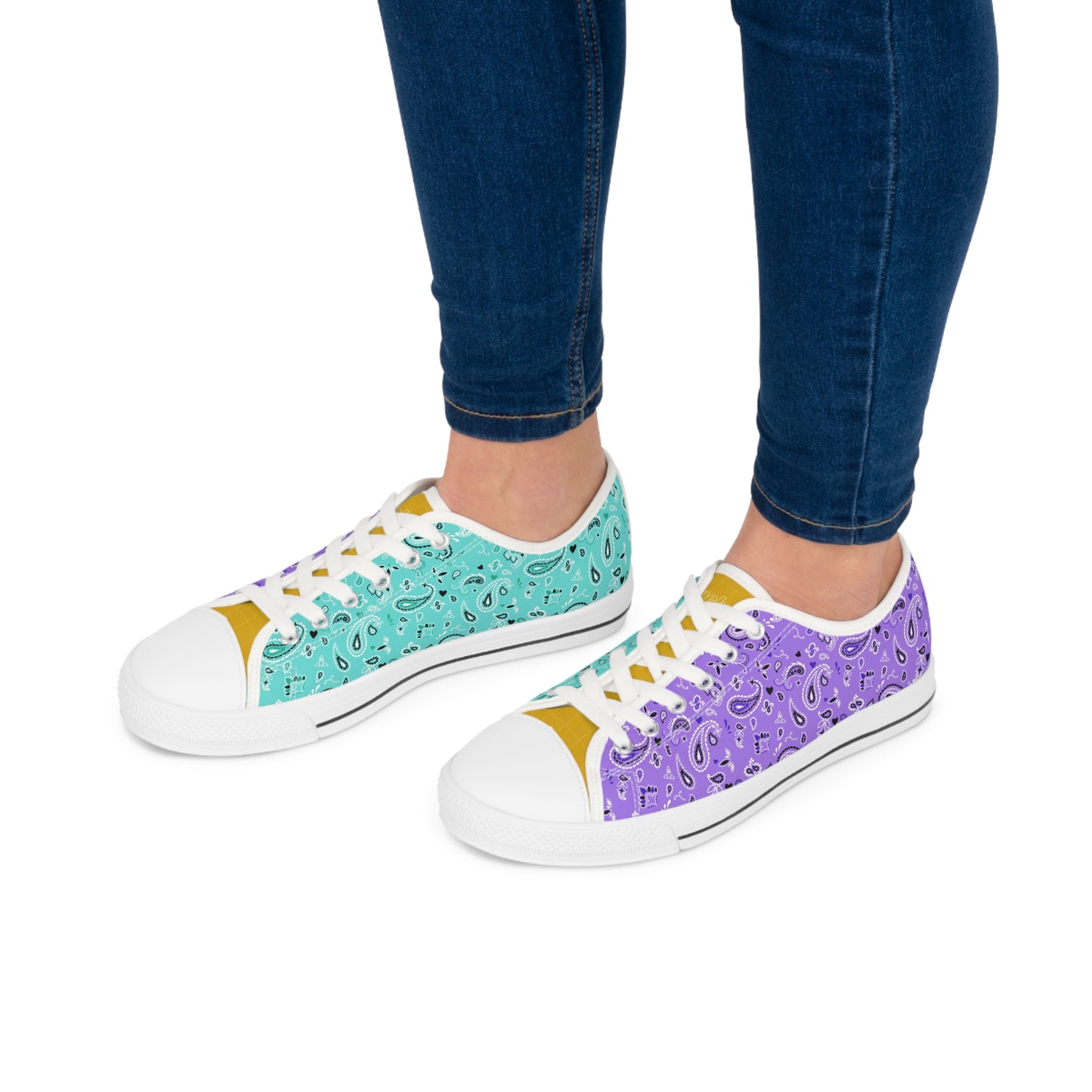 Purple Teal Paisley (Women)