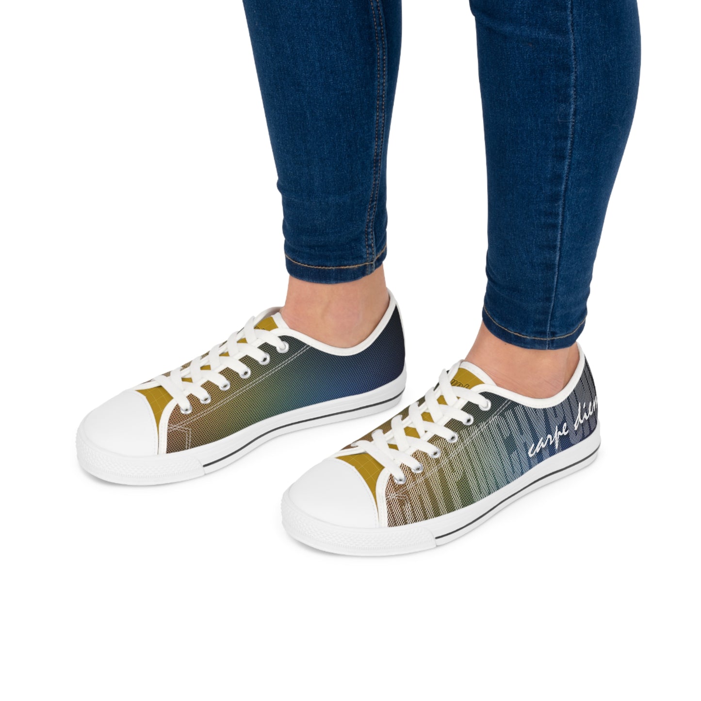 Sneakers - Dark Rainbow Carpe Diem Women's Low Top Sneakers