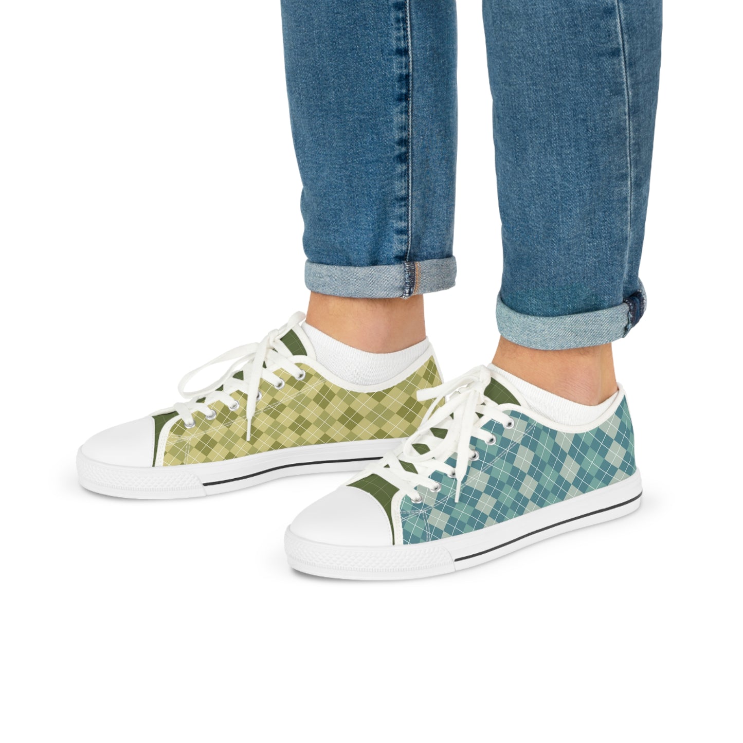 Blue Green Argyle (Men)