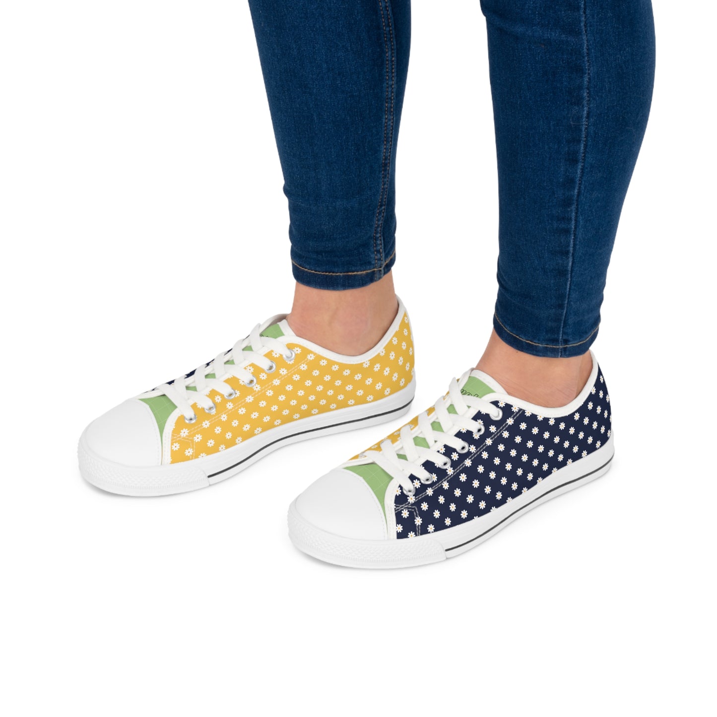 Blue Yellow Micro Daisies (Women)