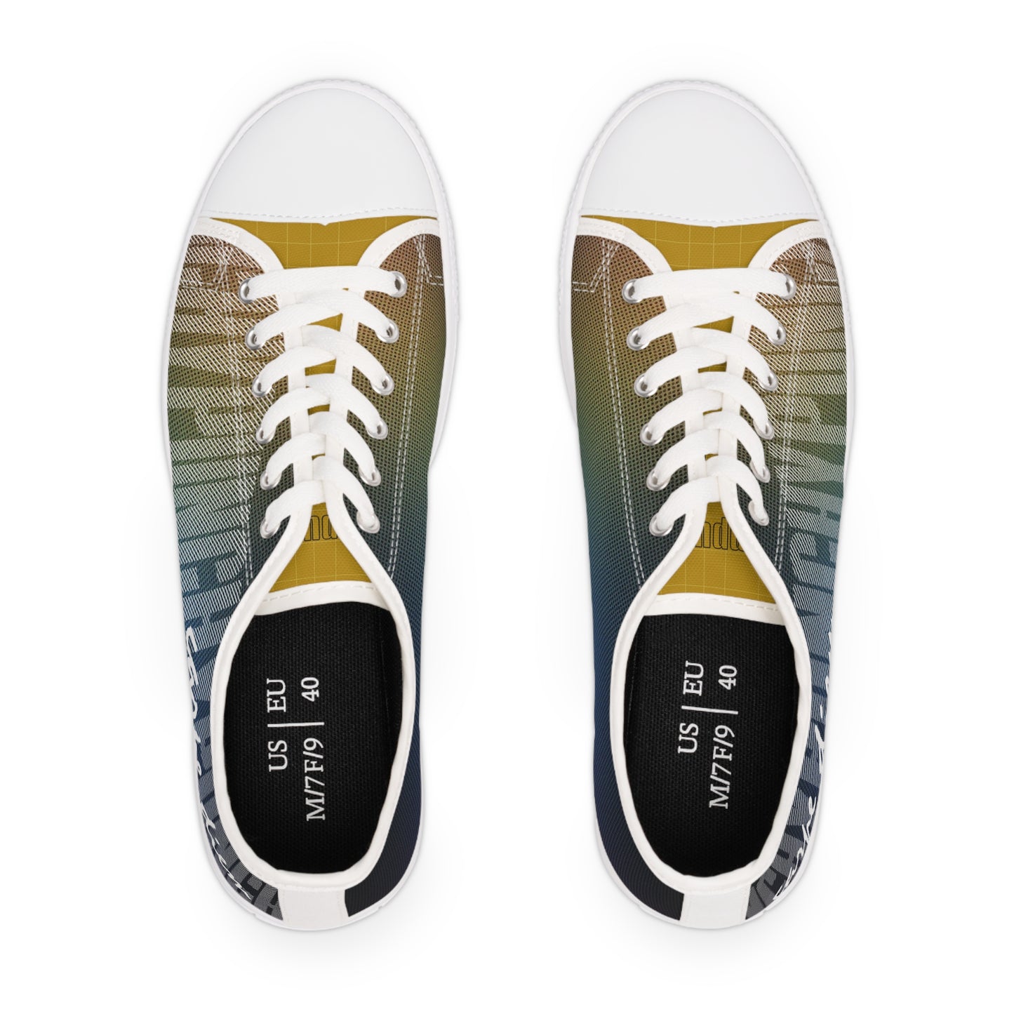 Sneakers - Dark Rainbow Carpe Diem Women's Low Top Sneakers